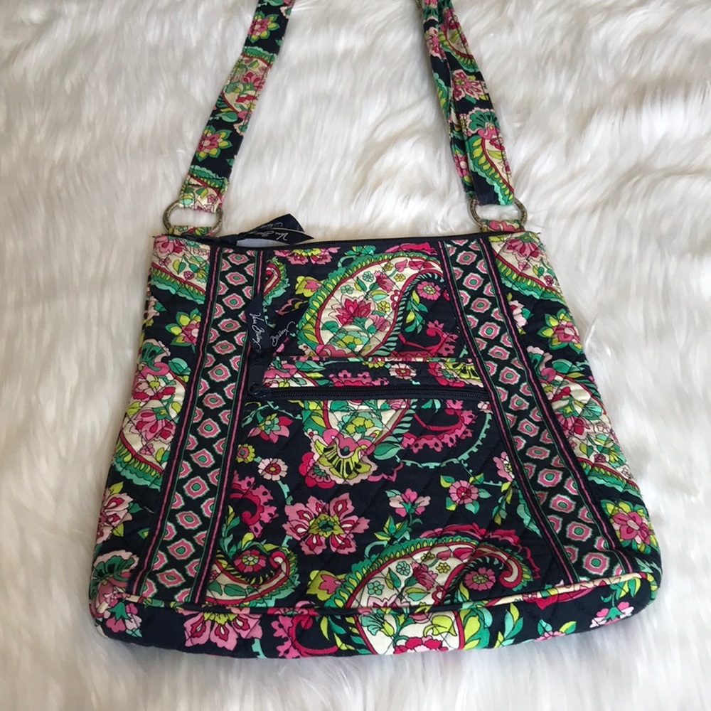 Vera Bradley Hipster Crossbody in Petal Paisley